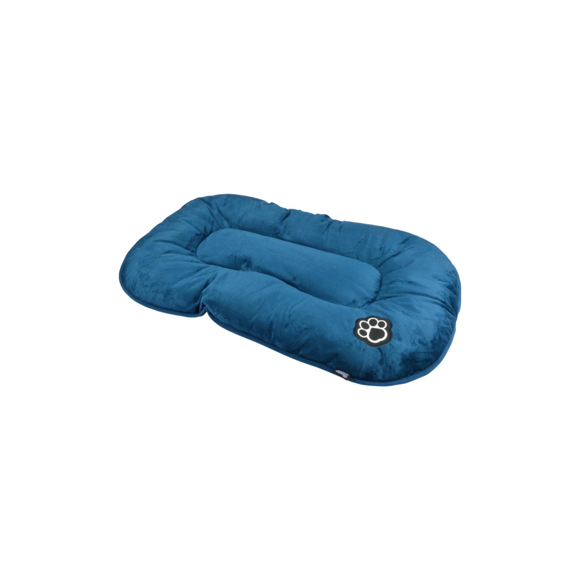 COUSSIN FLOCON REVERSIBLE 61X38CM PATCHY EMERAUDE CHARBON