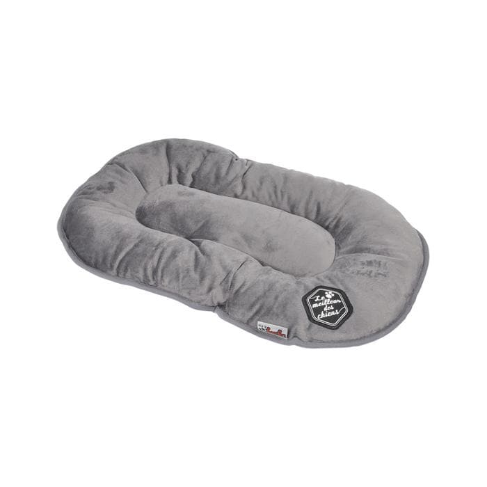 COUSSIN FLOCON 61CM COLLECTION PATCHY GRIS NOIR