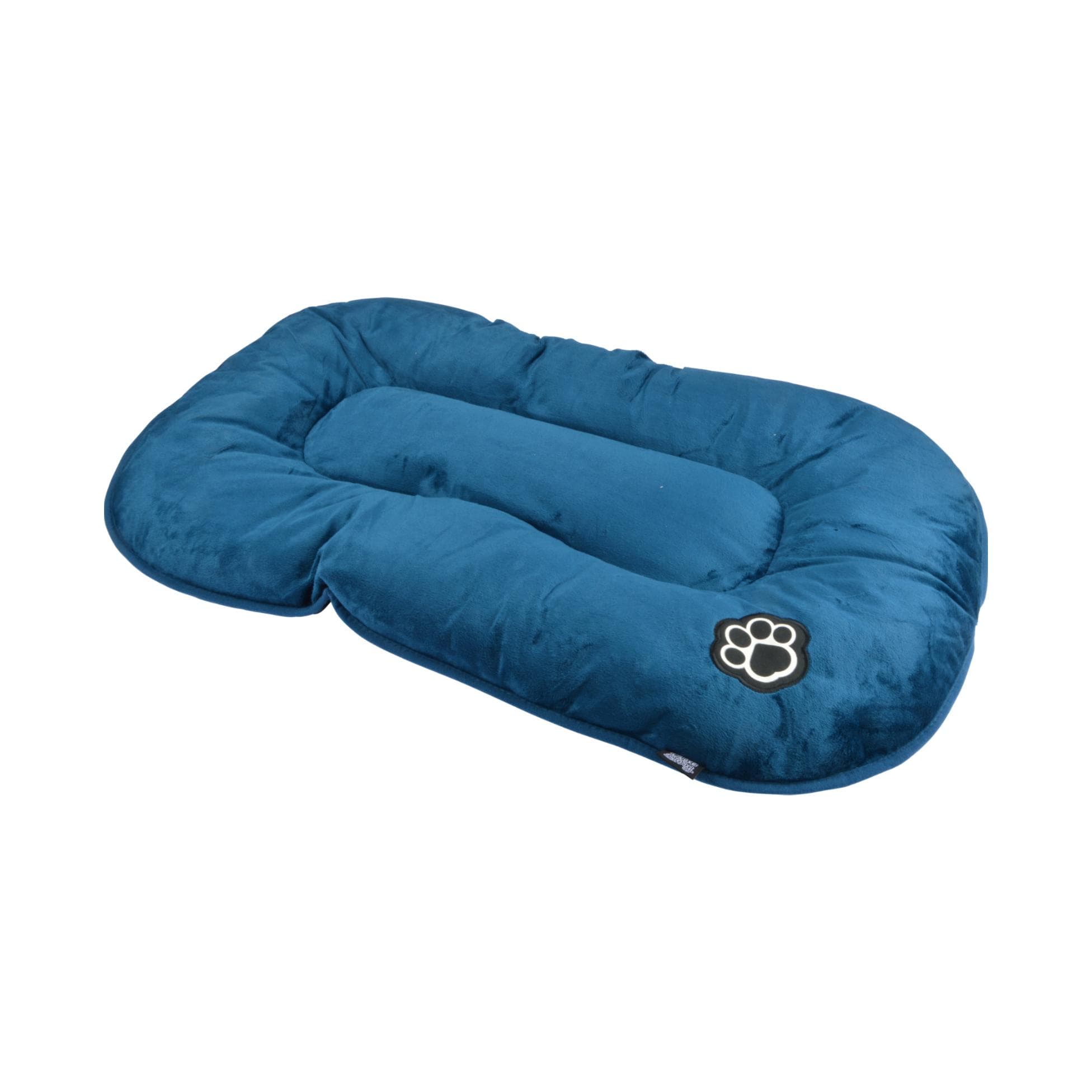 COUSSIN FLOCON REVERSIBLE 87X55CM PATCHY EMERAUDE CHARBON