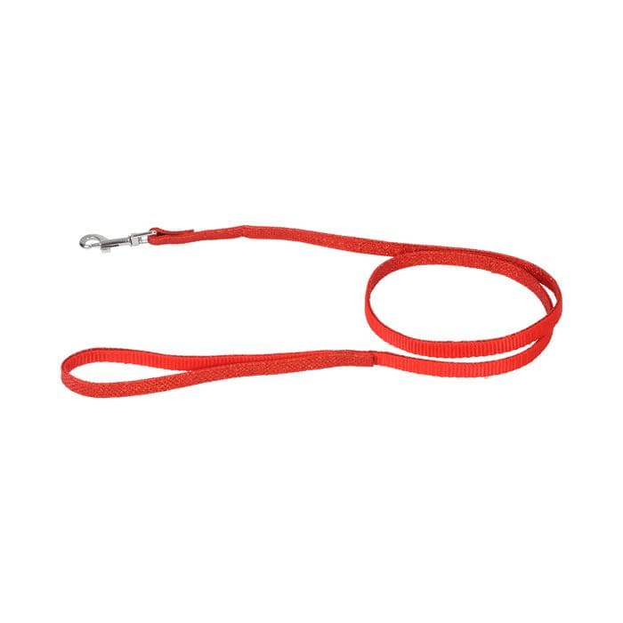 LAISSE GLITTER POUR CHAT 100CM ROUGE