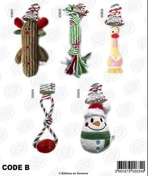 JOUET CHIENS NOEL CODE B
