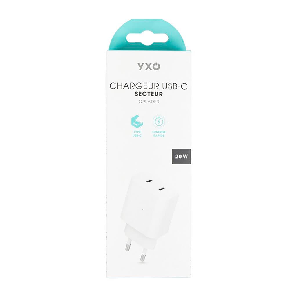 Chargeur 240V double port USBC